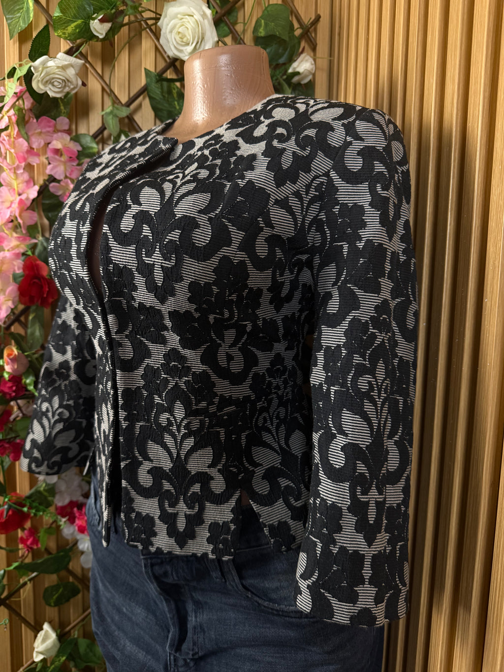 Veste blazer pour femme imprimée fleurie - Perluna Store