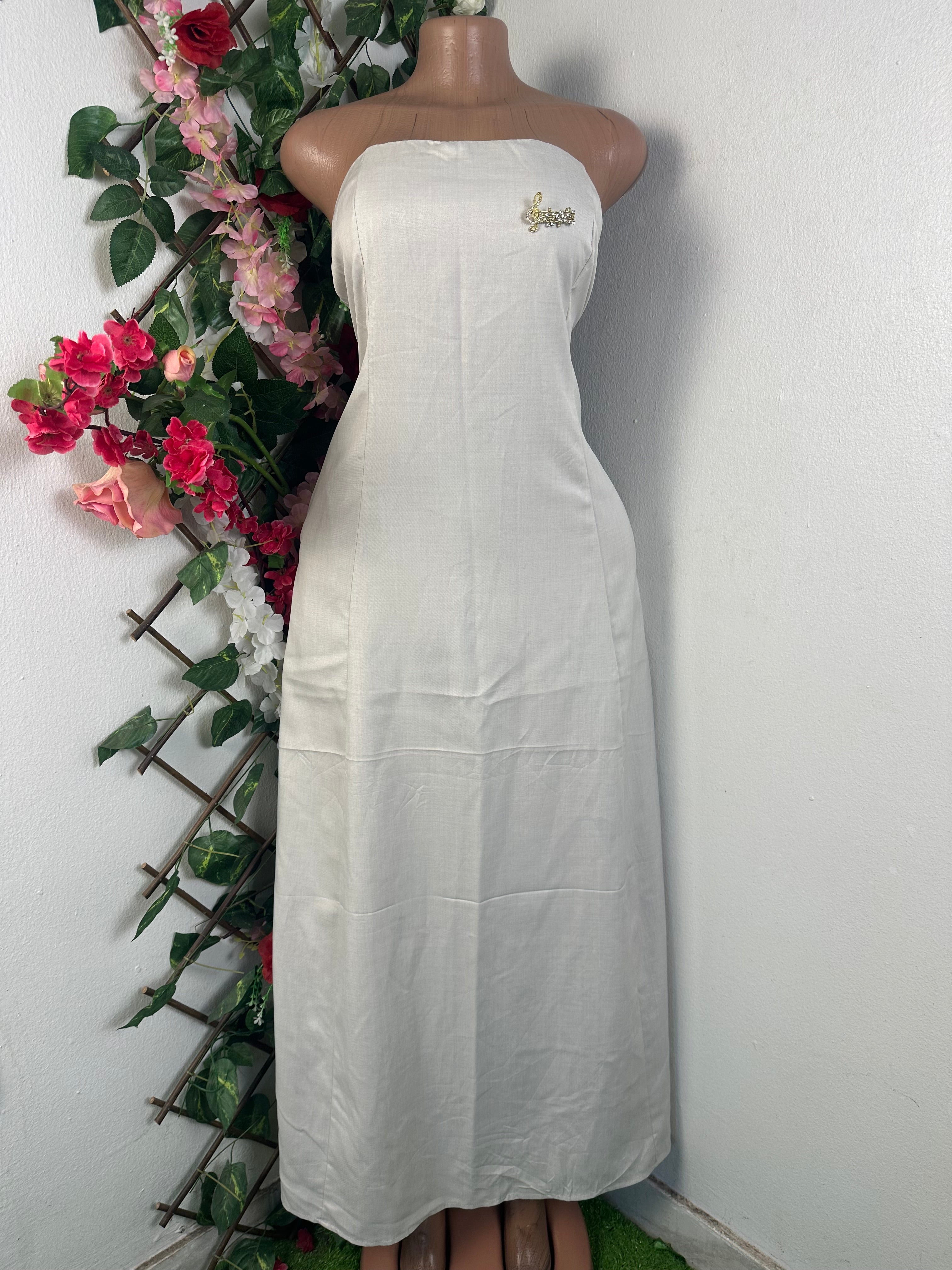 Robe évasée longue bustier