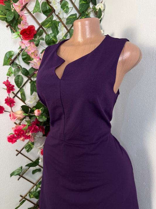 Robe évasée mi longue sans mache - Perluna Store - kinshasa