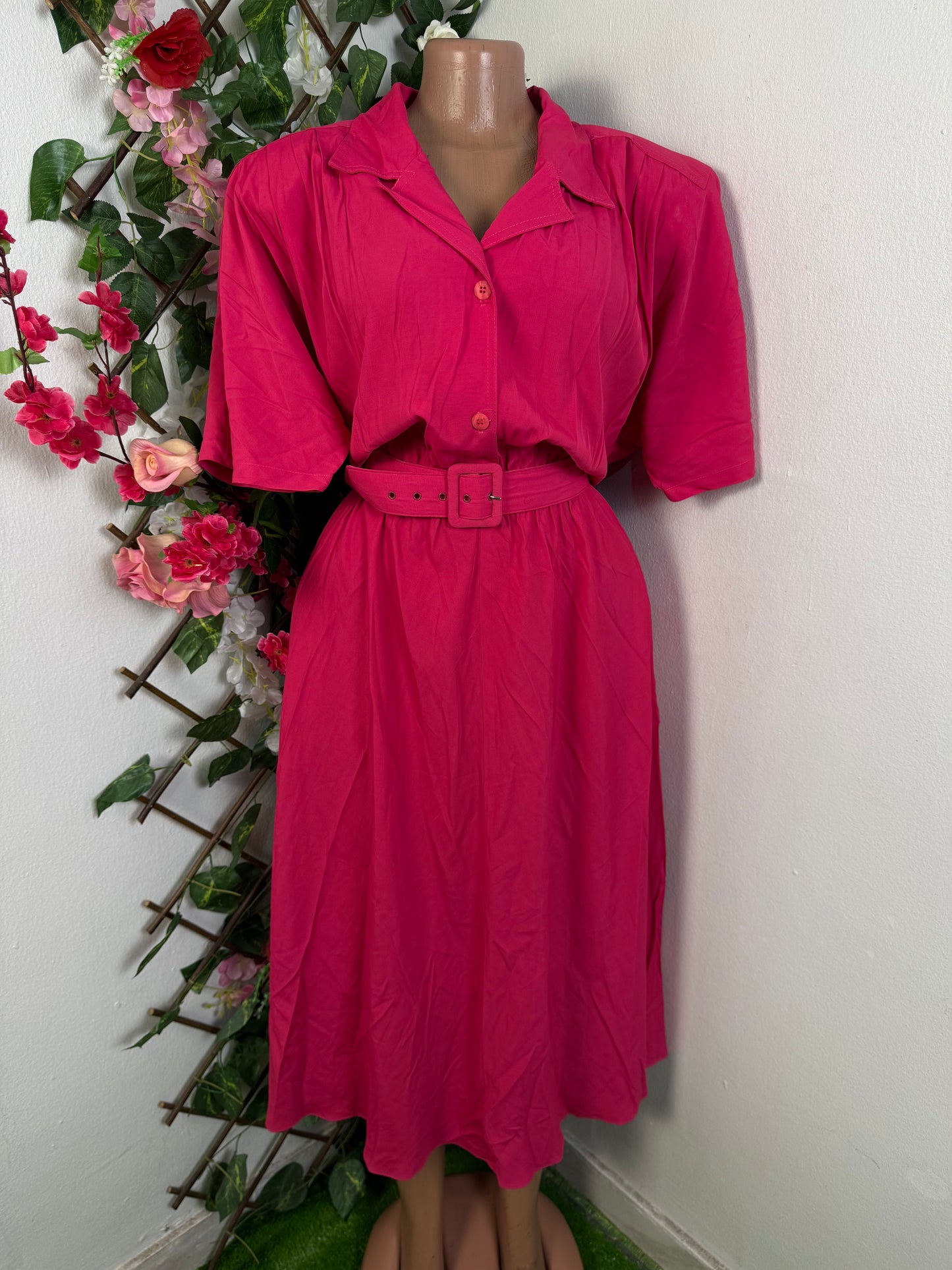 Robe longue a manche courte colle chemise - Perluna Store - kinshasa