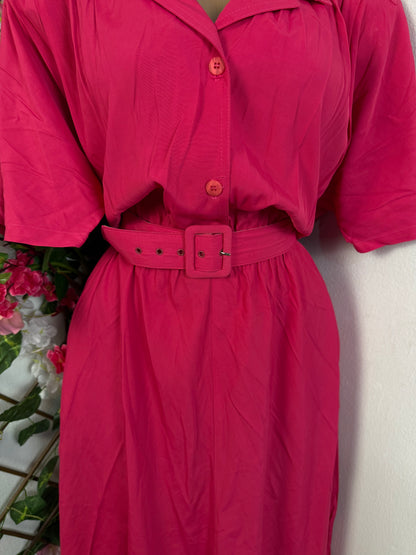 Robe longue a manche courte colle chemise - Perluna Store - kinshasa