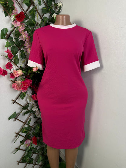 Robe droite mi longue mache courte - Perluna Store - kinshasa