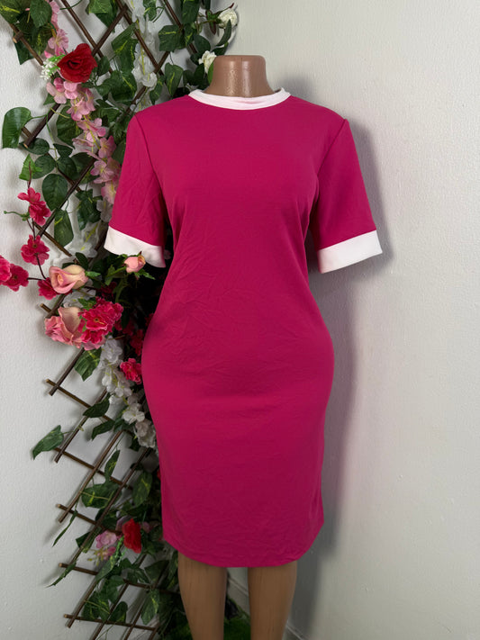 Robe droite mi longue mache courte - Perluna Store - kinshasa