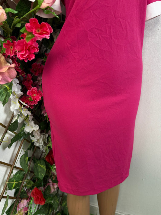 Robe droite mi longue mache courte - Perluna Store - kinshasa