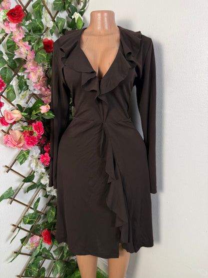 Robe longue décolleté plongeant