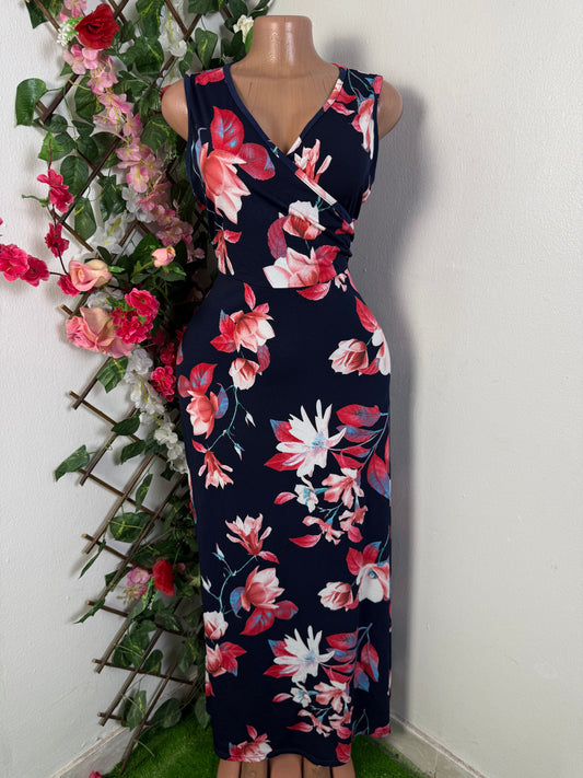 Robe longue sans manches : la légèreté de l'élégance - Perluna Store - kinshasa