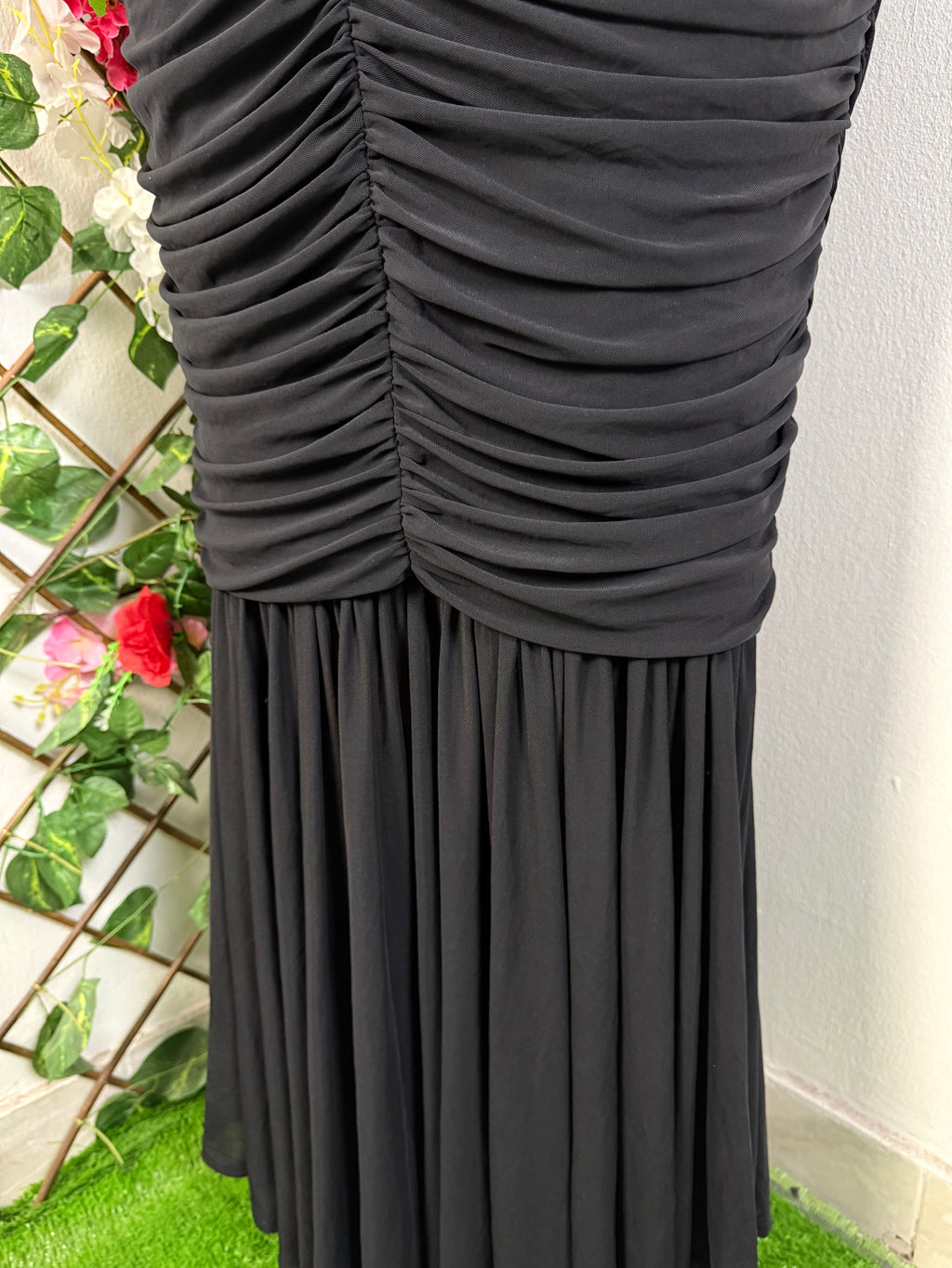 Robe soirée bustier à queue de poisson