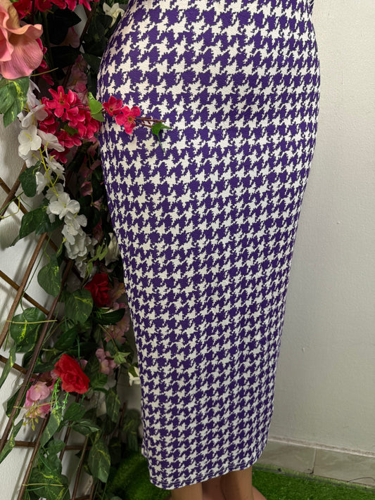 Robe moulante longue sans manches