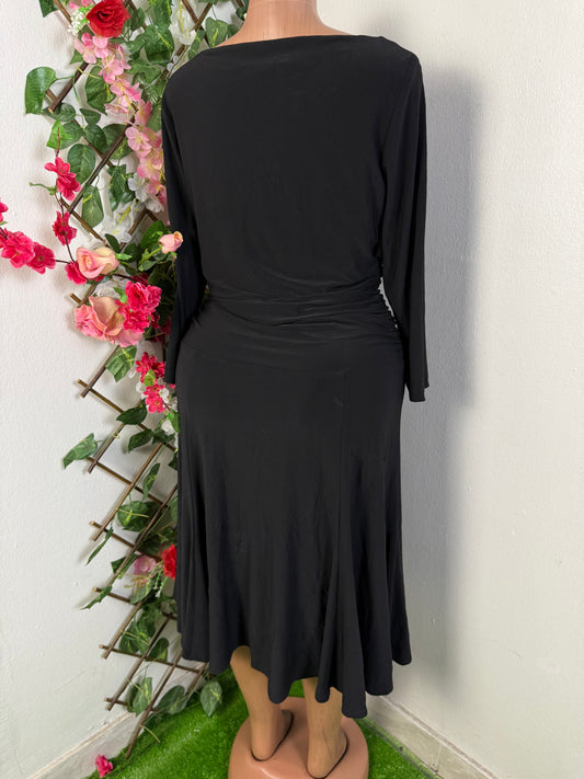 Robe longue élégante à longue manche - Perluna Store - kinshasa