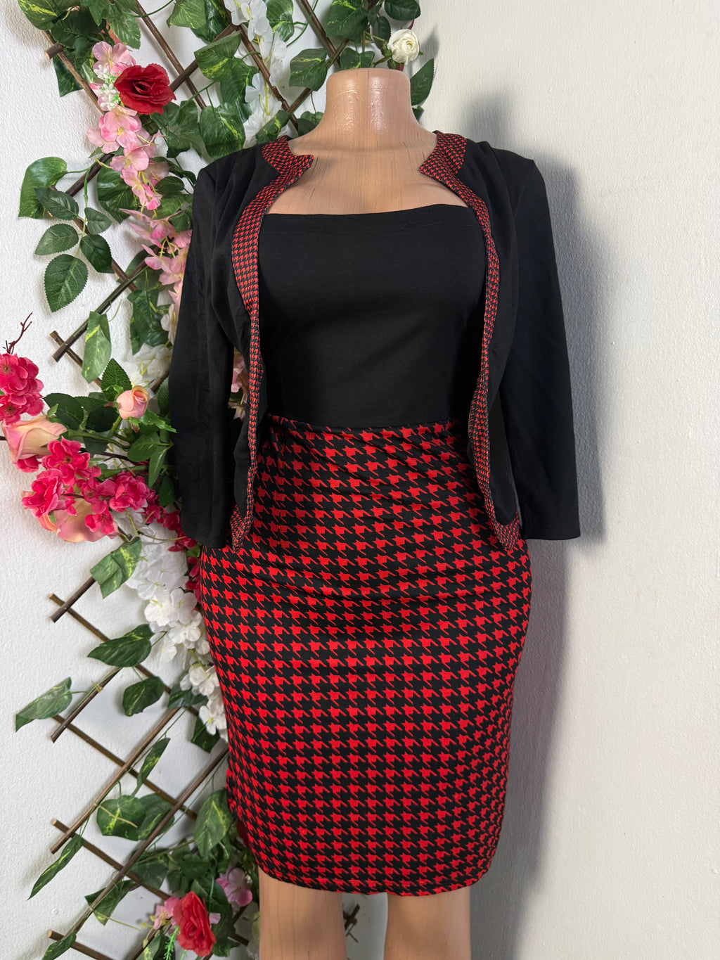 Robe moulante manches longues avec pare-dessus - Perluna Store