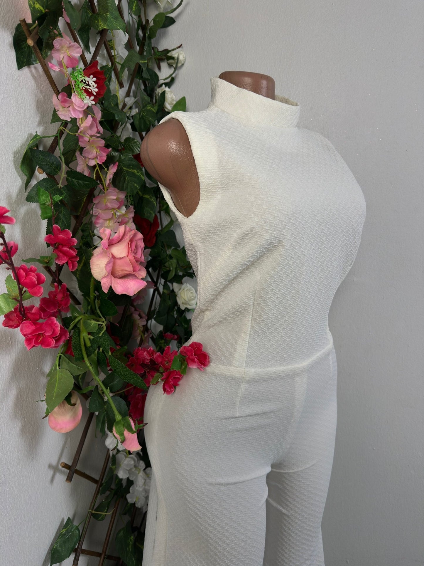 Combinaison moulante à longue jambe évasée sans manche colle remonté - Perluna Store - kinshasa