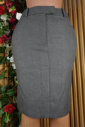 Jupe moulante couleur gris- - Perluna Store