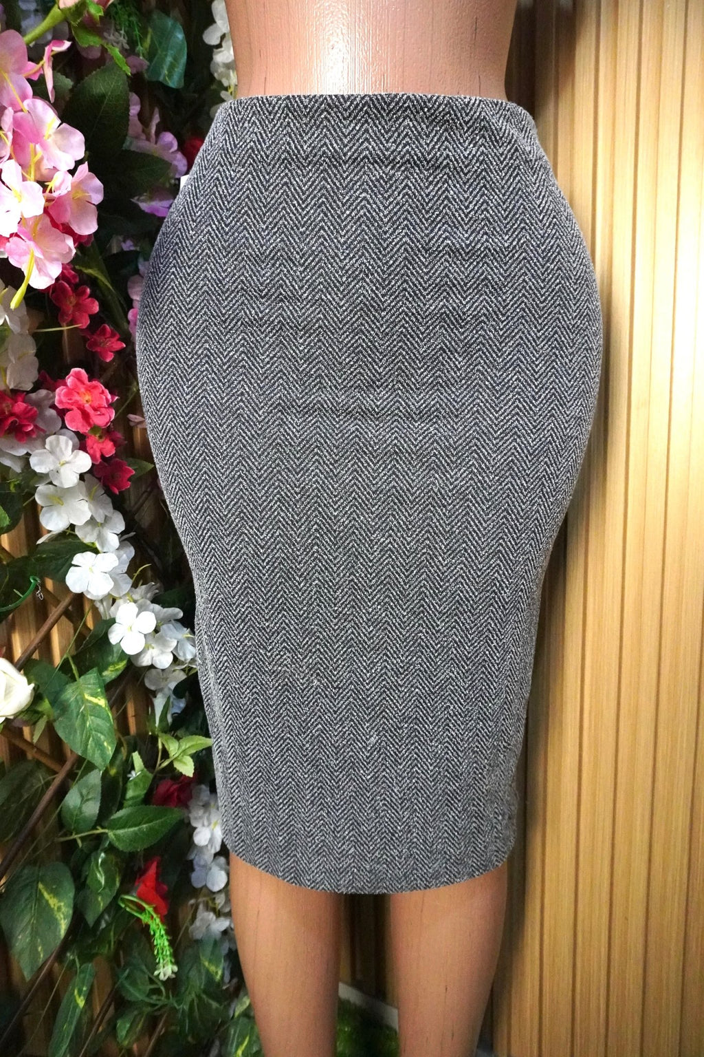 Jupe moulante couleur grise-Xl - Perluna Store