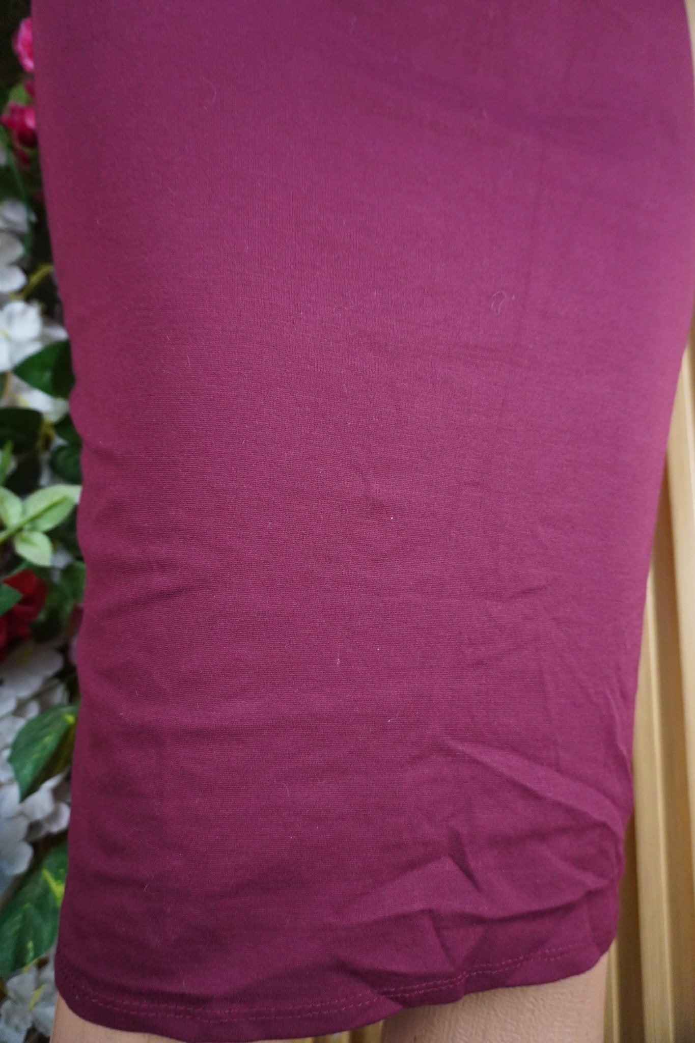 Jupe moulante couleur rose or- - Perluna Store