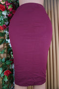 Jupe moulante couleur rose or- - Perluna Store