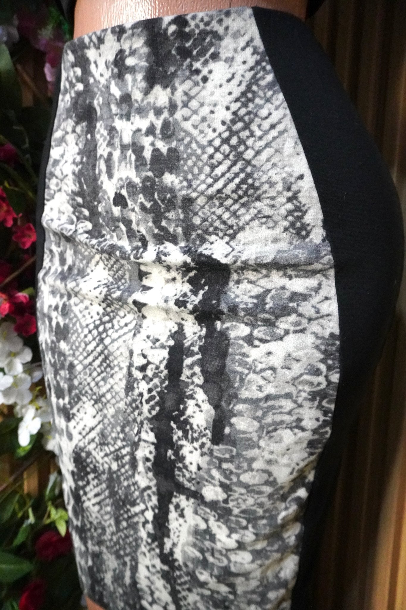 Jupe moulante imprimée animal - M - Perluna Store - kinshasa