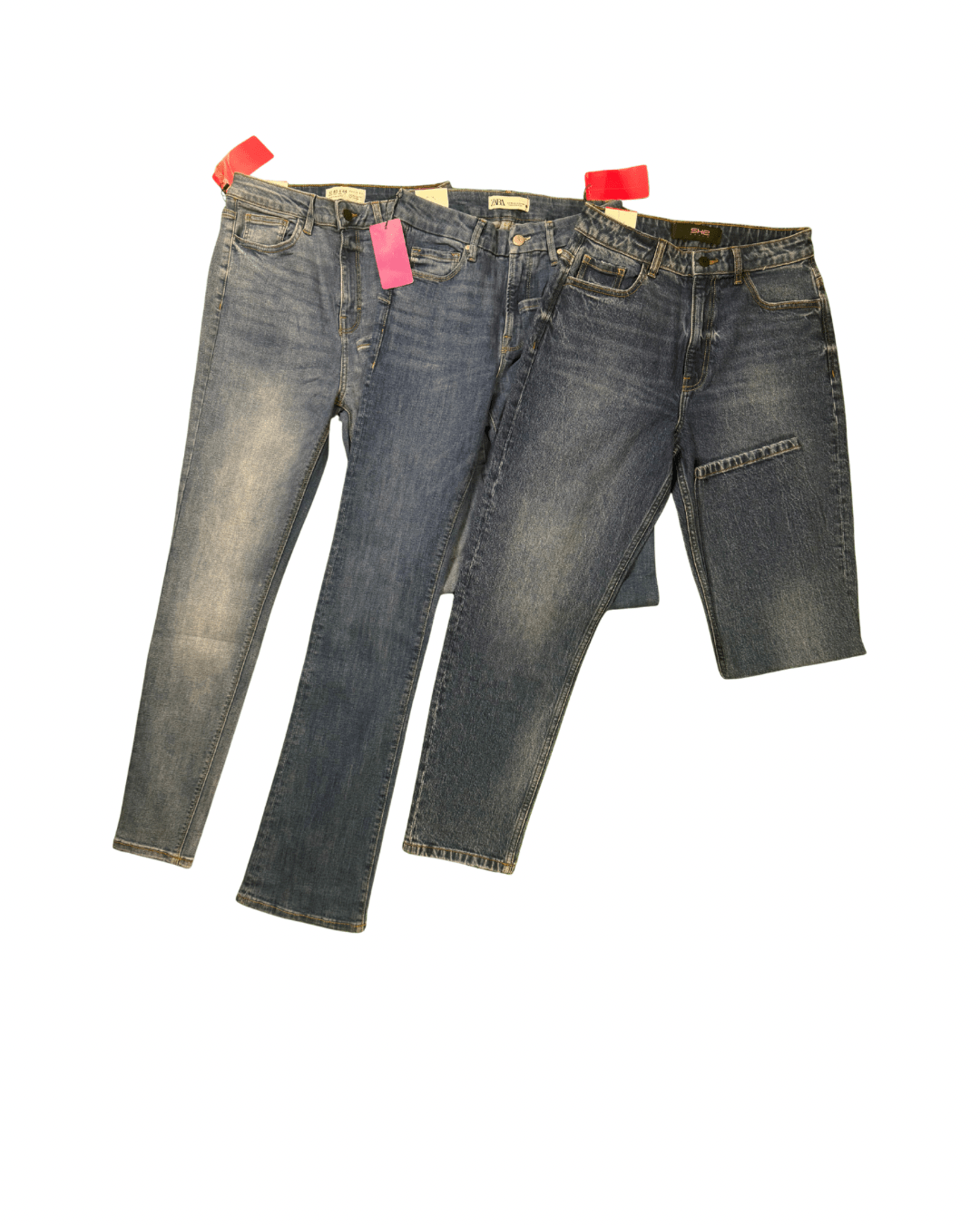 Pantalon Jean coupe Skinny, droit et evasee pour femme - Perluna Store