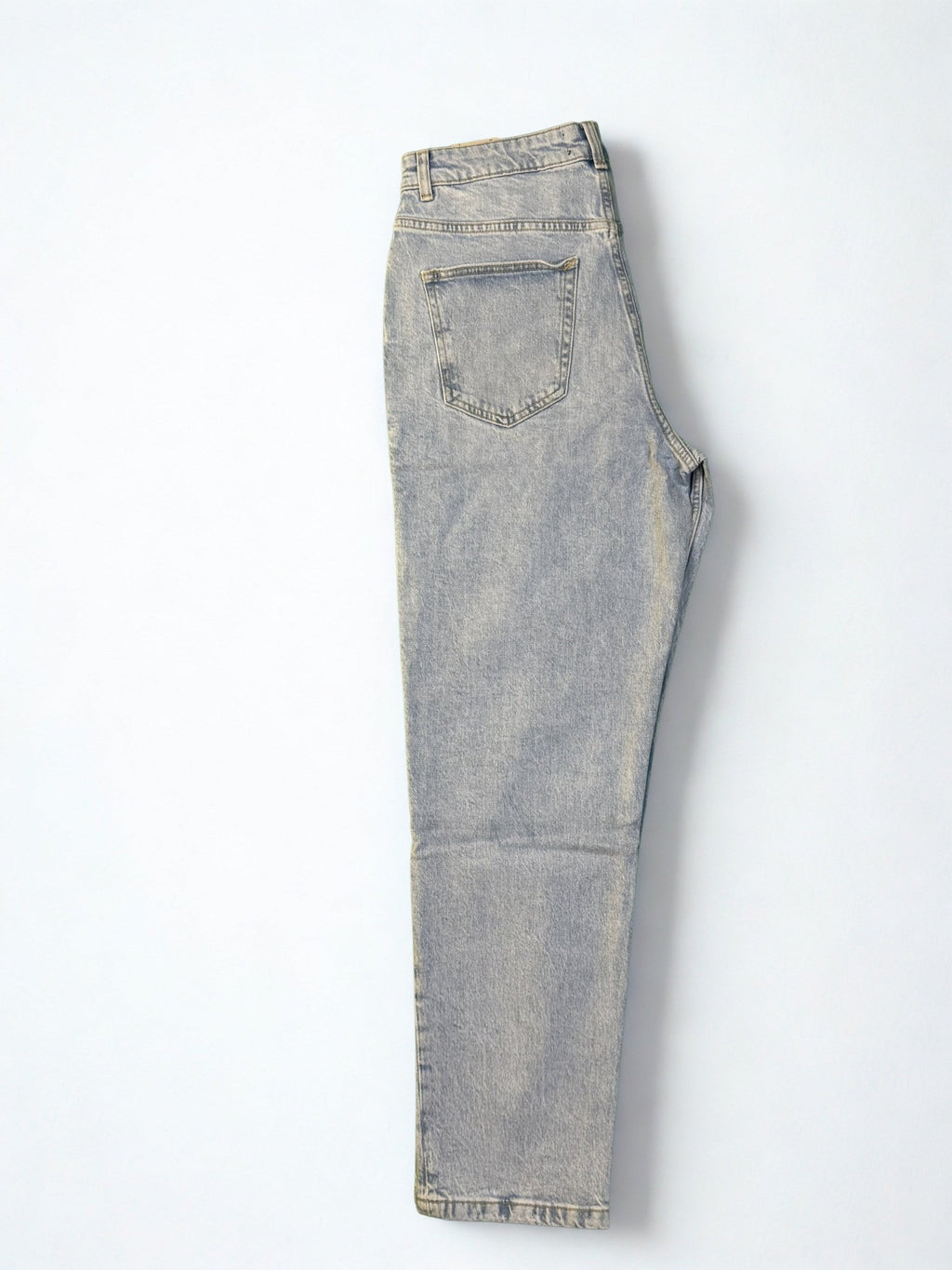 Pantalon Jeans Straight delave pour femme - Perluna Store