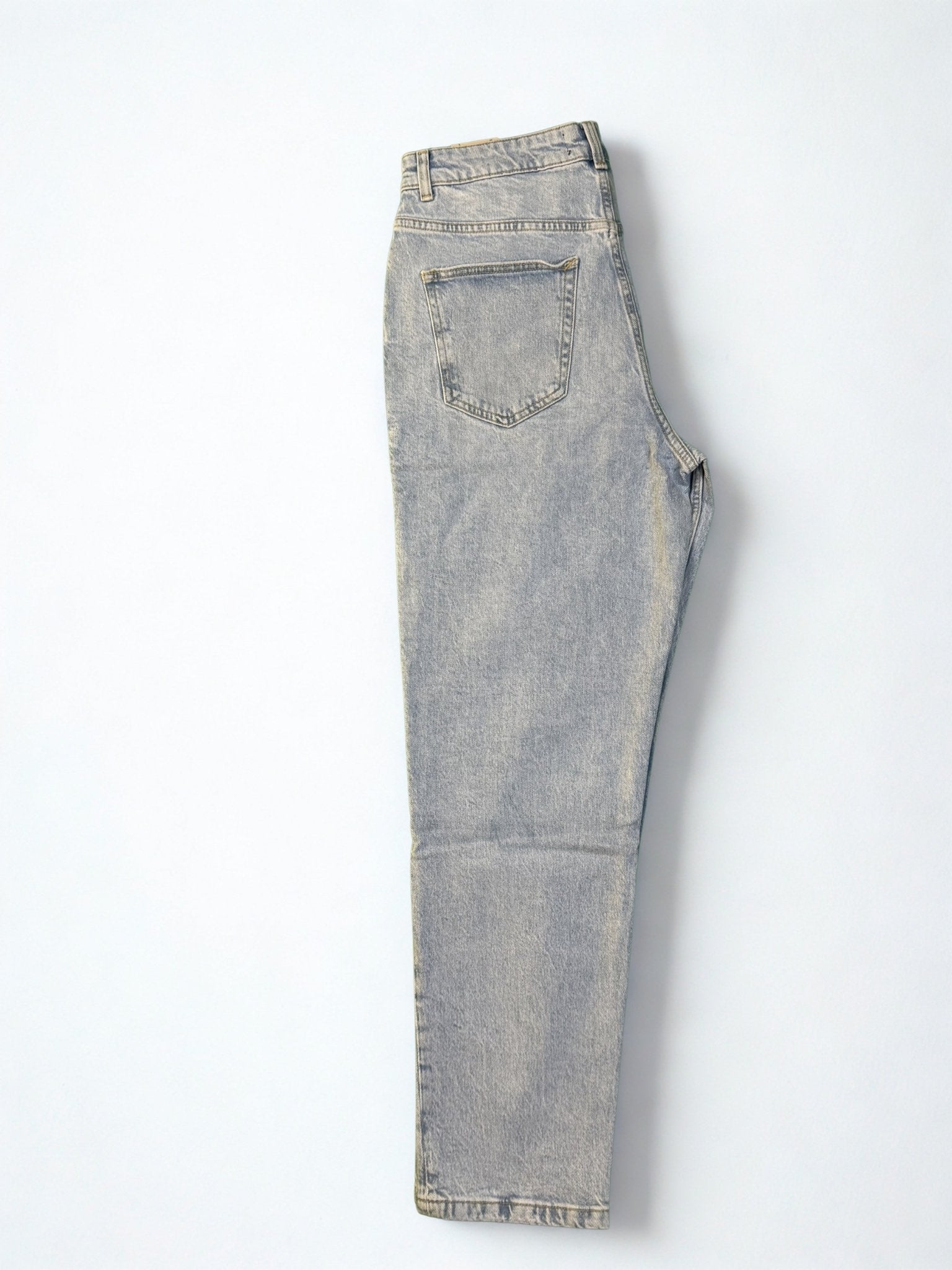 Pantalon Jeans Straight delave pour femme - Perluna Store