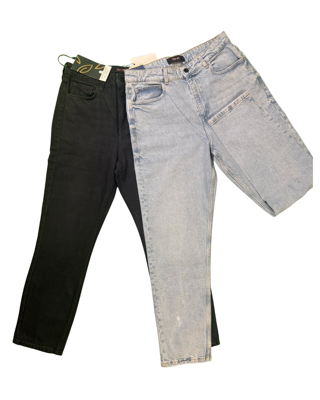 Pantalon Jeans Straight pour femme - Perluna Store