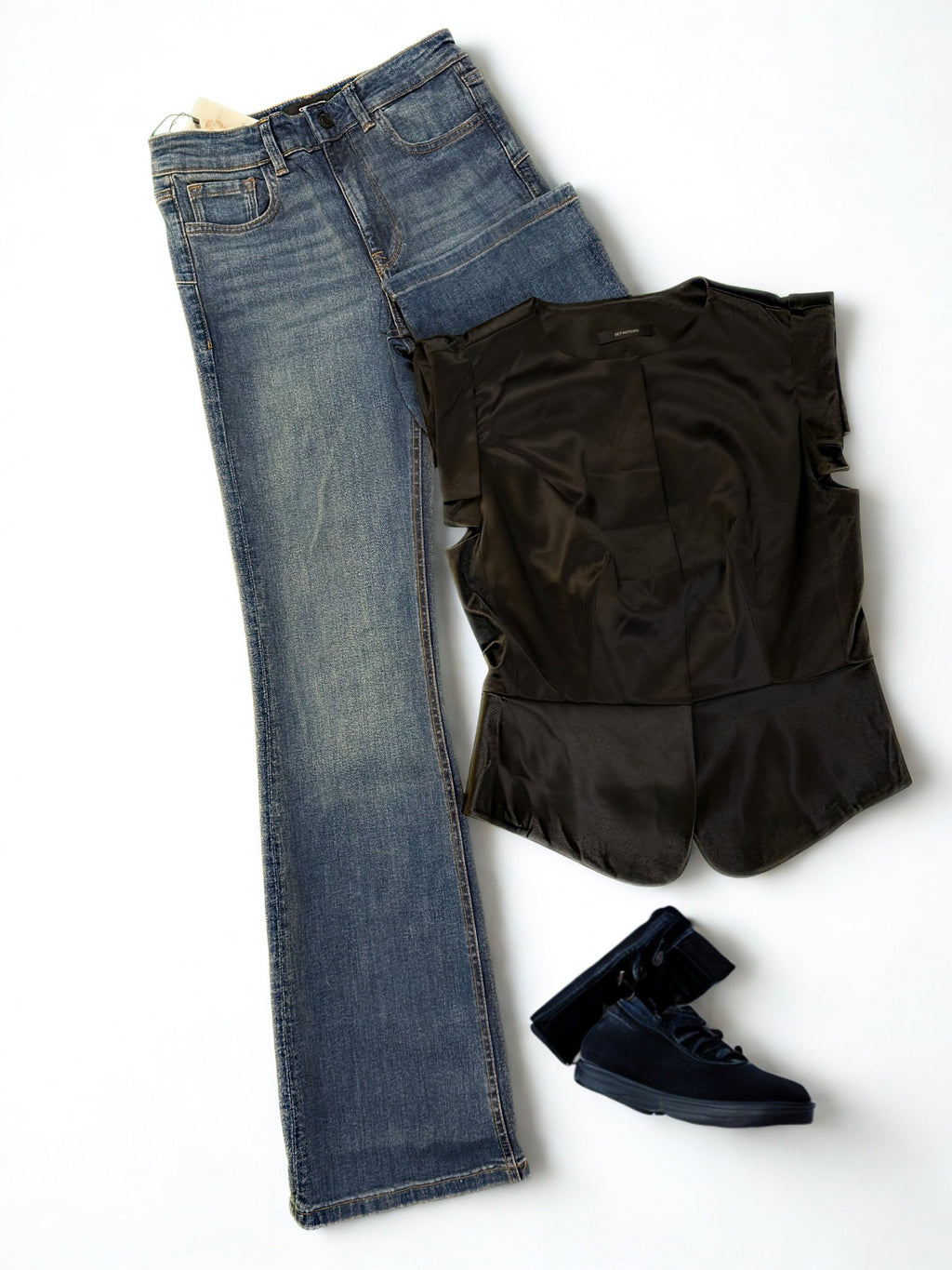 Pantalon Jeans Straight pour femme - Perluna Store