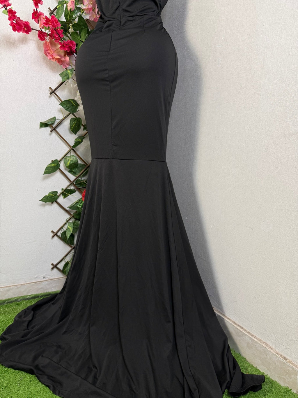 Robe bustier longue à multi fente - Perluna Store - kinshasa