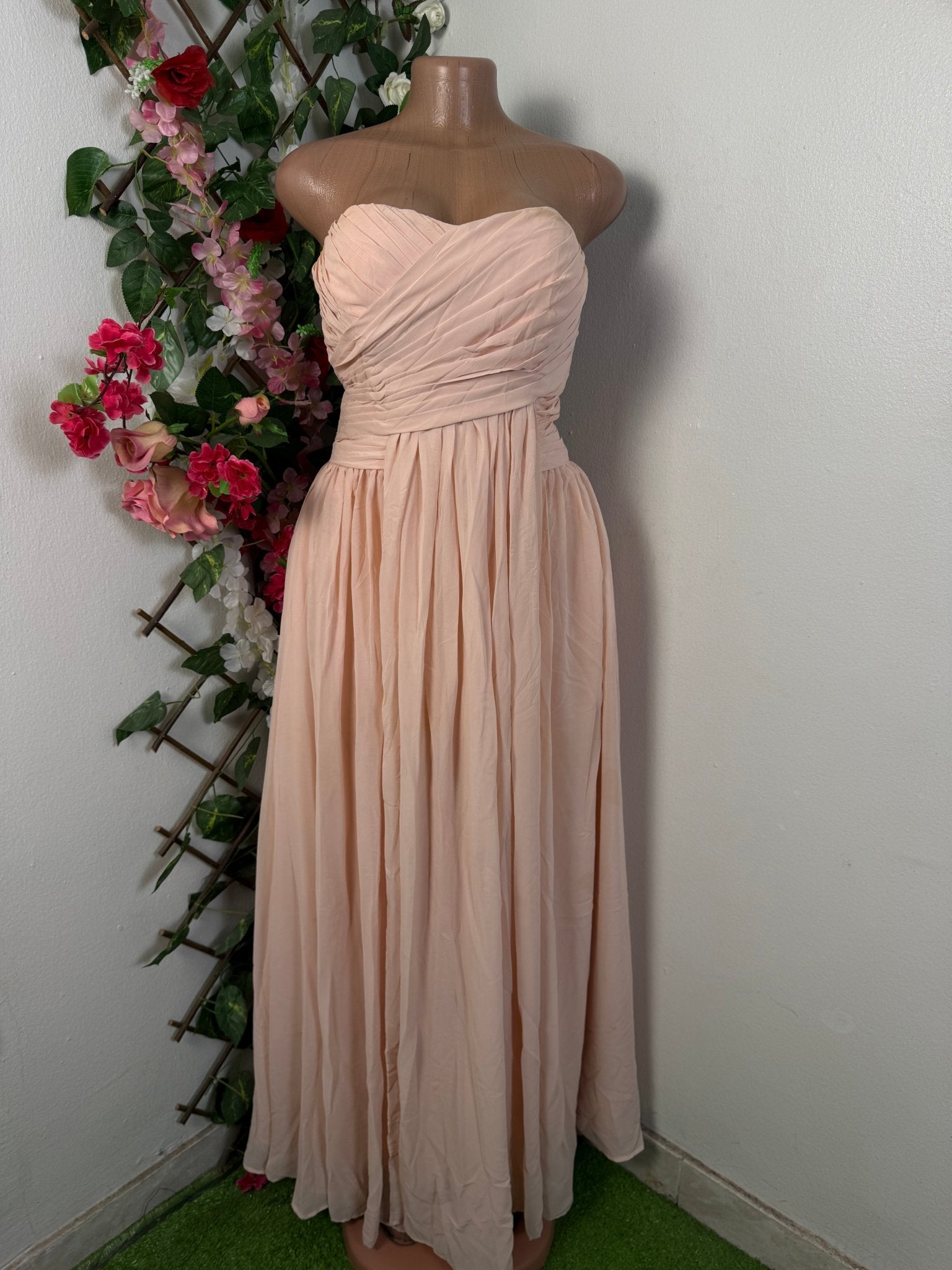 Robe bustier longue évasée  - Perluna Store - kinshasa