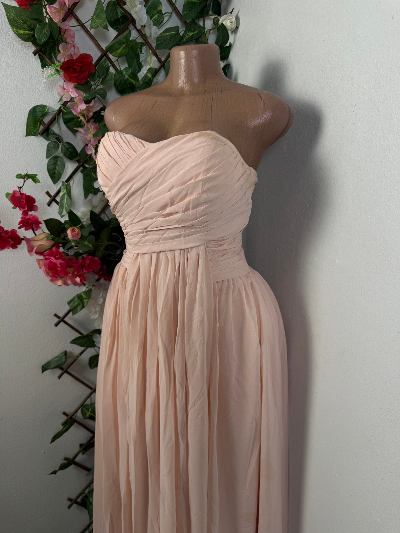 Robe bustier longue évasée  - Perluna Store - kinshasa