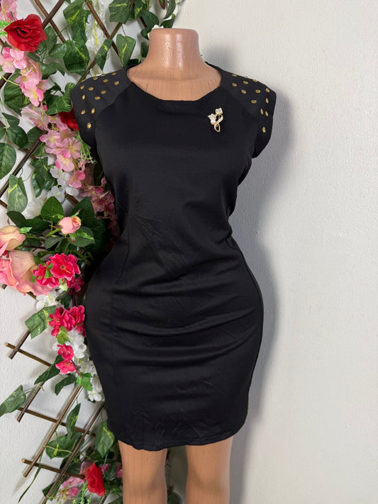 Robe cintré dos nue - Perluna Store - kinshasa