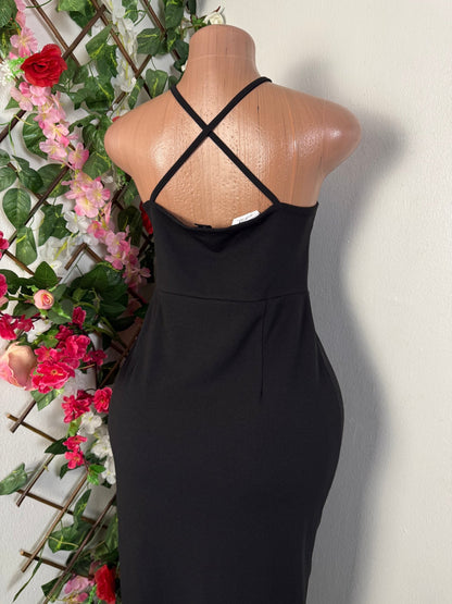 Robe cocktail a fine bretelle - Perluna Store - kinshasa