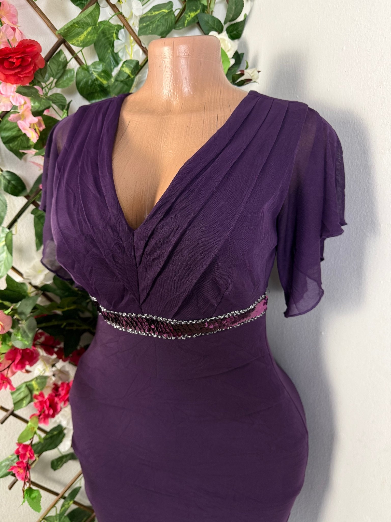 Robe courte à volant  - Perluna Store - kinshasa