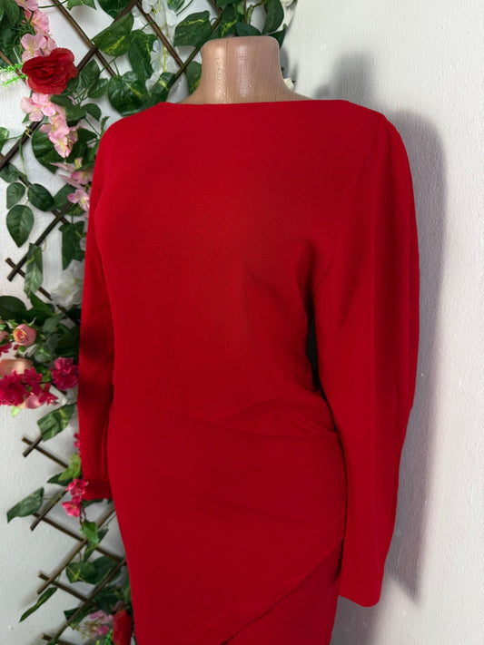 Robe courte longue manche dos en V - Perluna Store - kinshasa