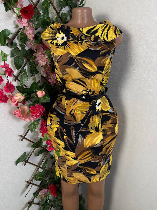 Robe crayon décolletée bateau - Perluna Store - kinshasa