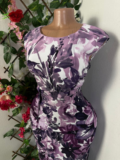 Robe crayon fleurie  - Perluna Store - kinshasa