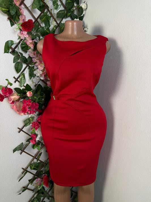 Robe crayon sans manche  - Perluna Store - kinshasa