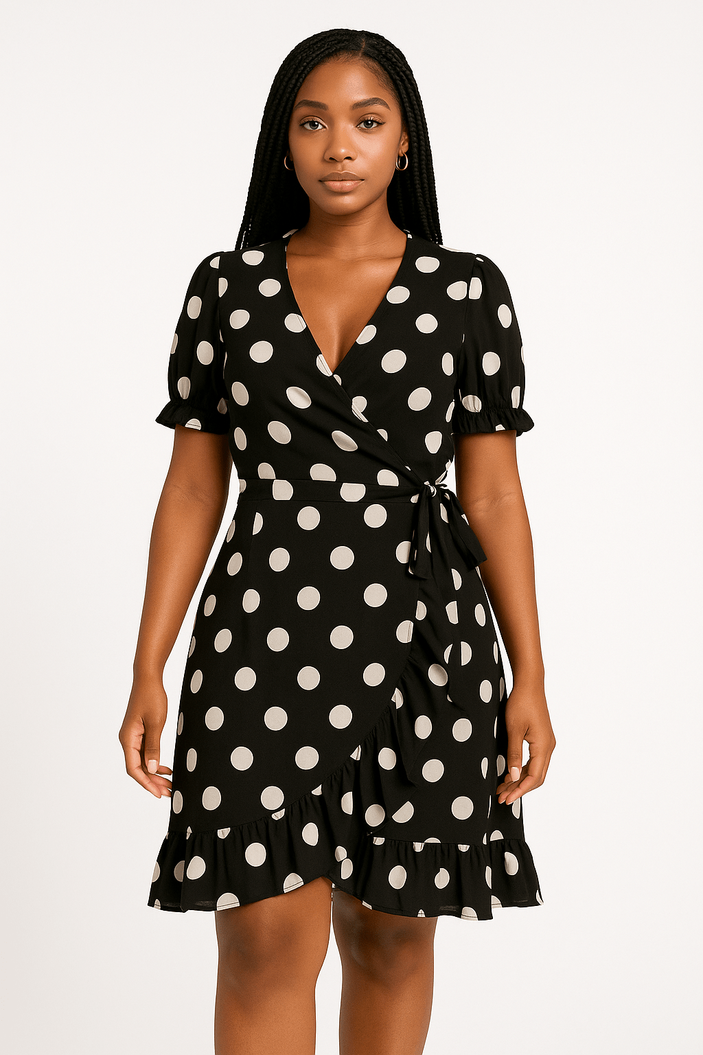 Robe croisé doublure et colle chemise - Perluna Store - kinshasa