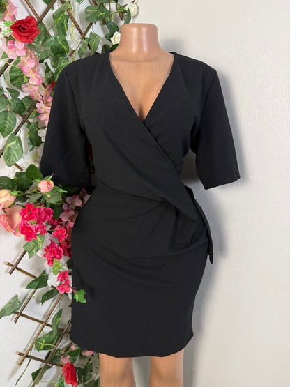 Robe croisée manche courte  - Perluna Store - kinshasa