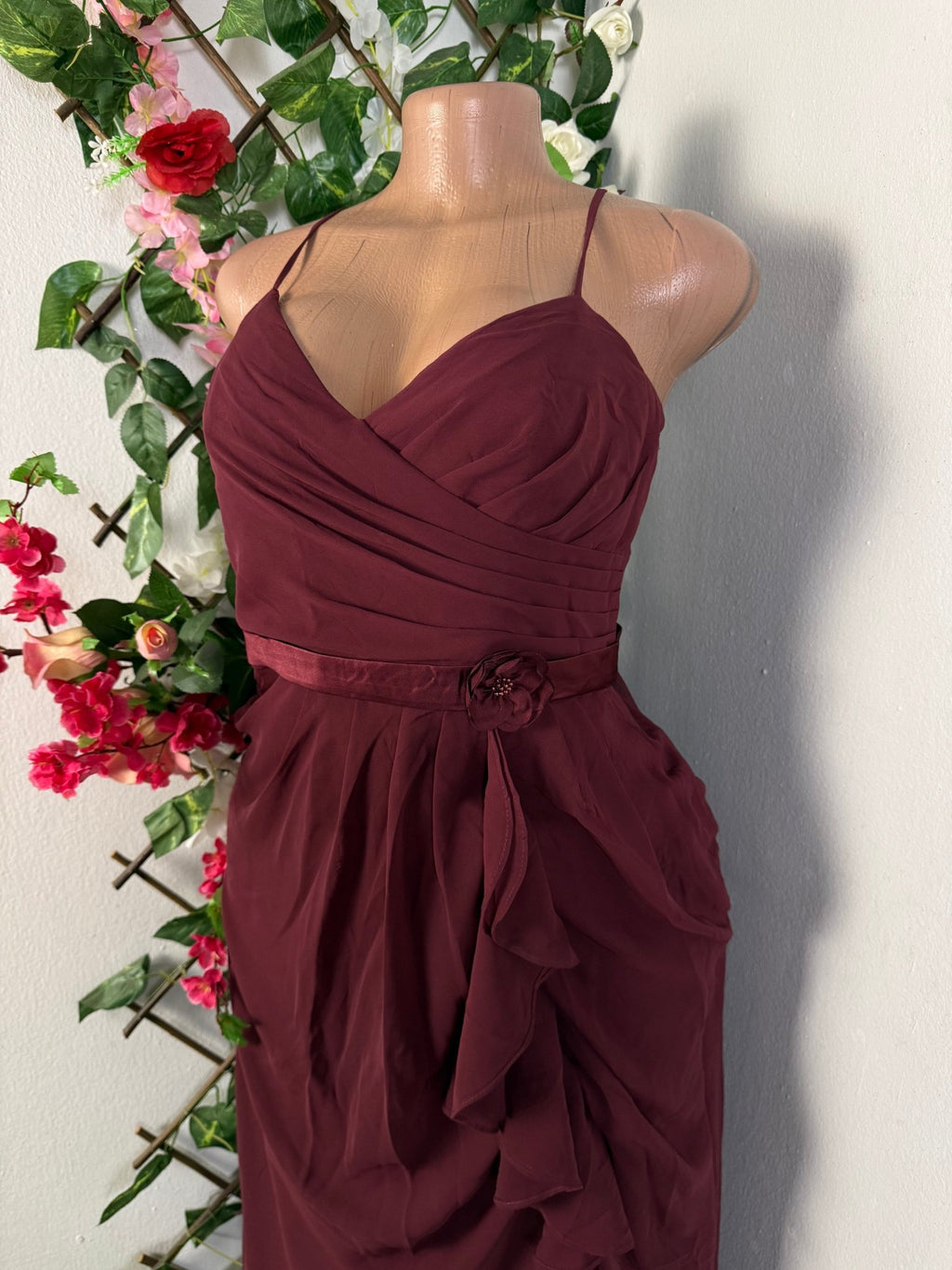 Robe de fête à fine bretelle à fente - Perluna Store - kinshasa