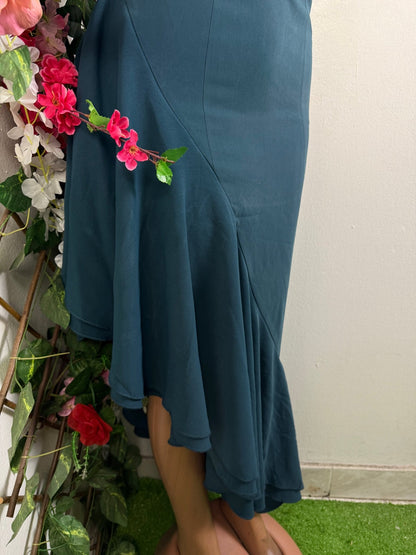 Robe de fête à fine bretelle asymétrique - Perluna Store - kinshasa