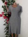 Robe décontractée longue courte manche - Perluna Store