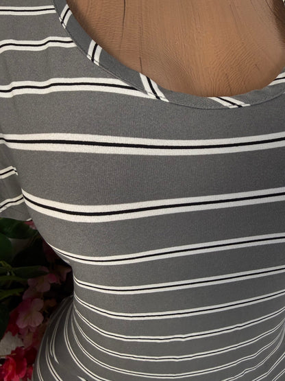 Robe décontractée longue courte manche - Perluna Store - kinshasa