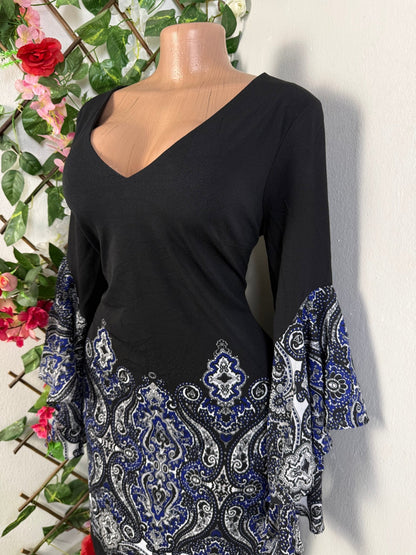Robe décontractée manche volant  - Perluna Store - kinshasa