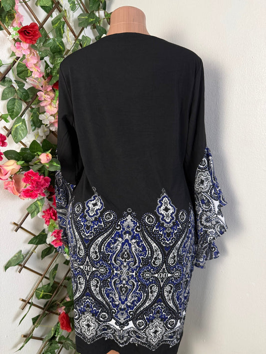 Robe décontractée manche volant  - Perluna Store - kinshasa