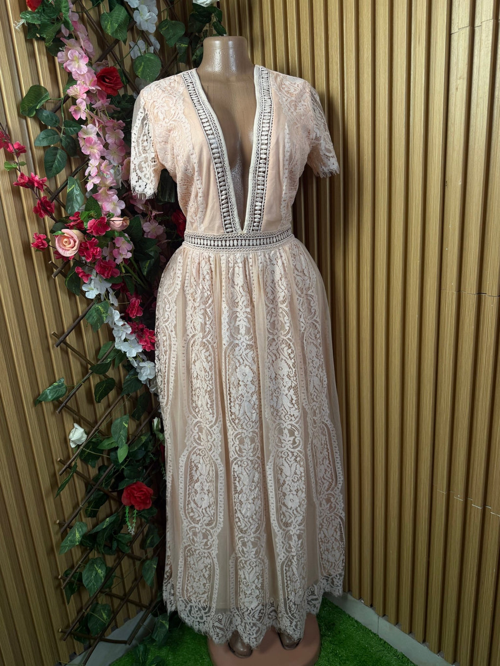 Robe droite élegante longue manches courtes - Perluna Store