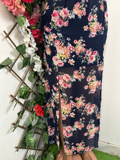 Robe droite longue à fine bretelle - Perluna Store - kinshasa