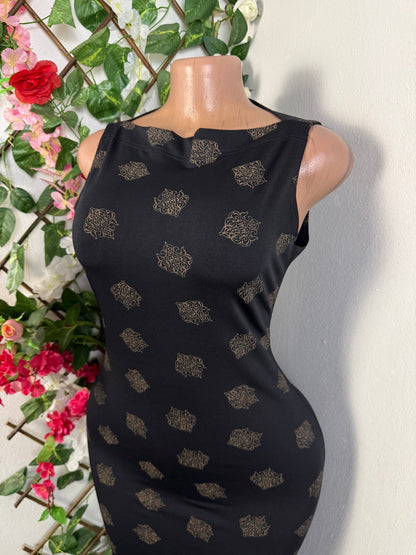Robe droite longue sans manche  - Perluna Store - kinshasa