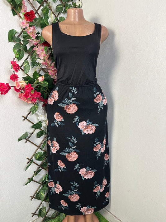 Robe droite longue sans manches - Perluna Store - kinshasa