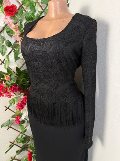 Robe droite manche longue - Perluna Store - kinshasa