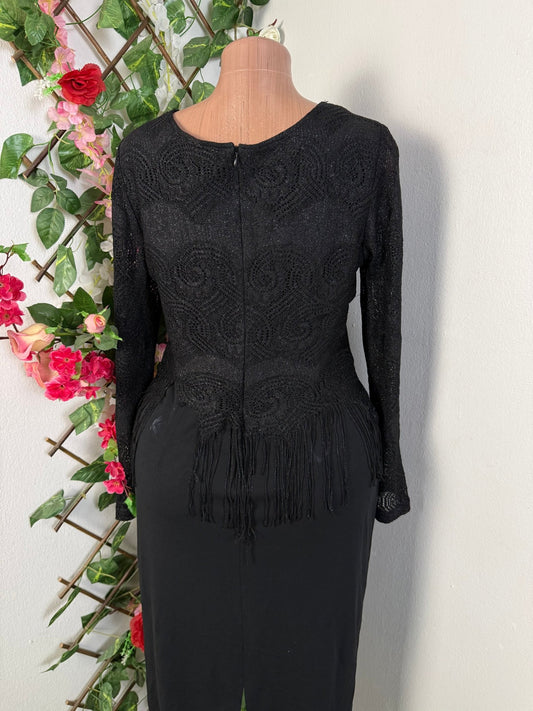 Robe droite manche longue - Perluna Store - kinshasa