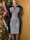Robe droite sans manches décollectée - Perluna Store